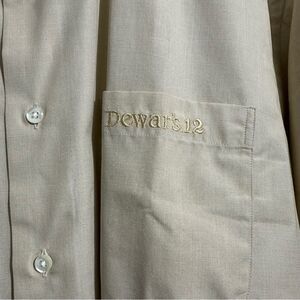 Brooks Brothers Dewars 12 Scotch Shirt Yellow Long Sleeve size L never worn